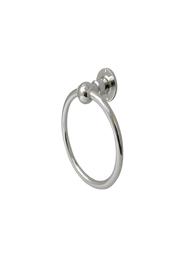 Anatomix Tarzen Round Hand Towel Ring/Holder for Bathroom/Towel Hanger for Washbasin | Napkin Holder Stand for Kitchen - (Pack of 1) Brass - Image 2